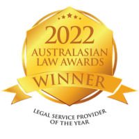Gold Winner Medal LEGAL SERVICE PROVIDER OF THE YEAR